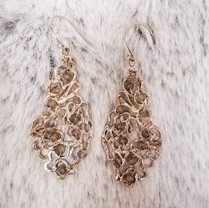 Sterling Silver and Labradorite Dangled Earrings